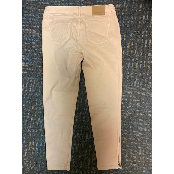 NWT Zara jean pant sz: 8 light peach color - Picture 3 of 6